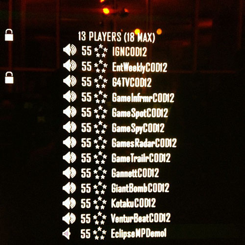 Black Ops 2 Lobby List
